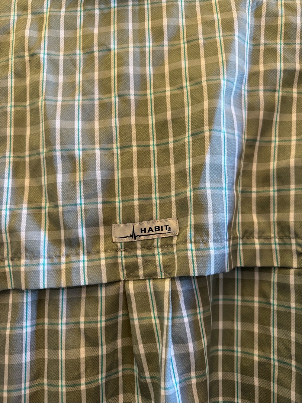 Habitat Men’s 3XL UPF 40+ Fishing Shirt Plaid Vented Outdoor Performance - Picture 10 of 11
